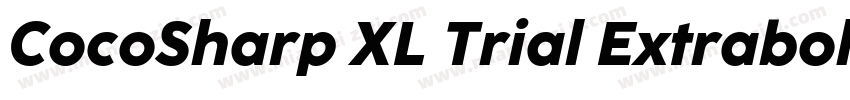 CocoSharp XL Trial Extrabold字体转换